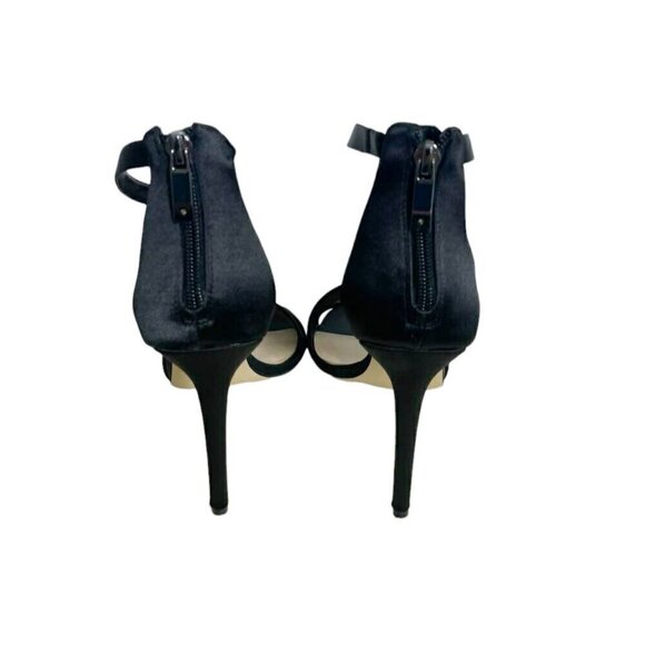 Imagine Vince Camuto Size 9.5 Heels Stiletto Strap Sexy Classy Black Open Toe - Picture 5 of 10